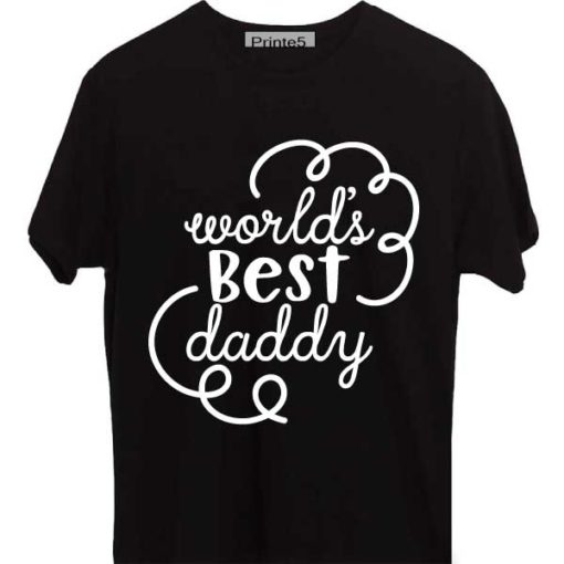 Black-Family-T-Shirt-Word's-Best-Daddy