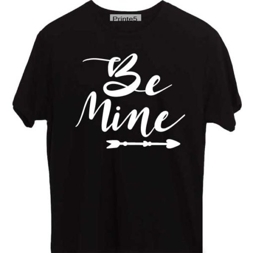 Black-Valentine-Day-Couple-T-Shirt-Be-Mine