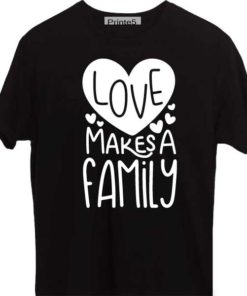 Black-Valentine-Day-Couple-T-Shirt-Love-makes-a-family