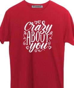 Red-Valentine-Day-Couple-T-Shirt-Crazy-About-You