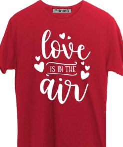 Red-Valentine-Day-Couple-T-Shirt-Love-is-in-the-air