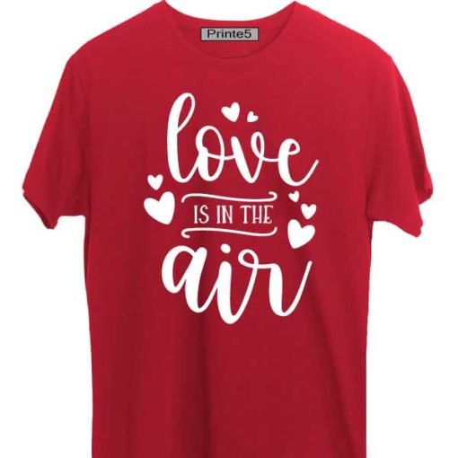 Red-Valentine-Day-Couple-T-Shirt-Love-is-in-the-air