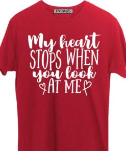 Red-Valentine-Day-Couple-T-Shirt-My-Heart-Stops-when-you-look-at-me