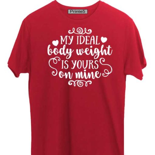 Red-Valentine-Day-Couple-T-Shirt-My-Idle-body-wait-is-yours-on-mine