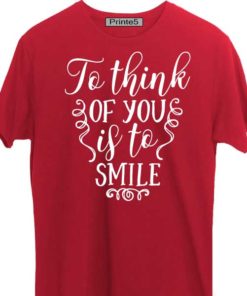 Red-Valentine-Day-Couple-T-Shirt-Think-of-you-is-to-smile