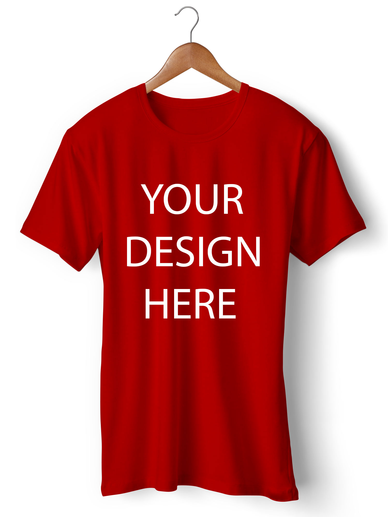 Customized Round Neck Red T-Shirt | Printe5