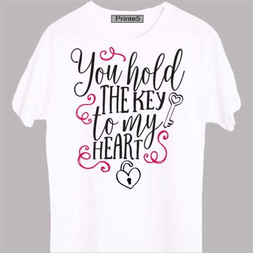 White-Valentine-Day-Couple-T-Shirt-You-hold-the-key-of-my-heart
