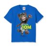 Blue Hi Talking Tom Kid's Printed T Shirt