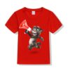 Red Talking tom with Mic Kid's Printed T Shirt