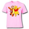 Pink Teddy & Tiger Friends Kid's Printed T Shirt