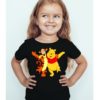 Black Girl Teddy & Tiger Friends Kid's Printed T Shirt