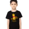Black Boy Teddy on Horse Kid's Printed T Shirt