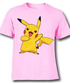 Pink Yellow Rabbit Kid's Printed T Shirt