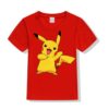 Red Yellow Rabbit Kid's Printed T Shirt