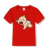 Red Crying Baby Kid's Printed T Shirt