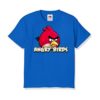 Blue Pink Angry Bird Kid's Printed T Shirt