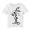 White So What Rabbit Kid's Printed T Shirt