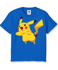 Blue blushing rabbit Kid's Printed T Shirt