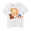 White baby with kid Kid's Printed T Shirt