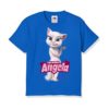 Blue Fairy white talking angela Kid's Printed T Shirt