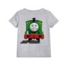 Grey train with face Kid's Printed T Shirt