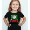 Black Girl train with face Kid's Printed T Shirt