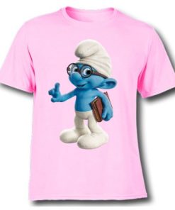 Pink Blue Gasper Kid's Printed T Shirt