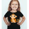 Black Girl Monkey Kid's Printed T Shirt
