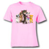 Pink Talking tom's team Kid's Printed T Shirt