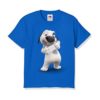 Blue dog reading letter Kid's Printed T Shirt