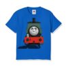 Blue angry train Kid's Printed T Shirt