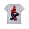 Grey sitting spider man Kid's Printed T Shirt
