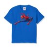 Blue Swinging Spider man Kid's Printed T Shirt