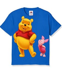 Blue Teddy & Rabbit Kid's Printed T Shirt