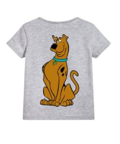 Grey Scooby doo Kid's Printed T Shirt