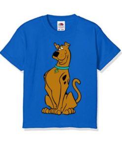 Blue Scooby doo Kid's Printed T Shirt