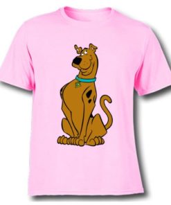 Pink Scooby doo Kid's Printed T Shirt