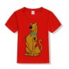 Red Scooby doo Kid's Printed T Shirt