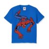 Blue Crawling Spider Man Kid's Printed T Shirt