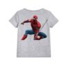 Grey Port Spiderman Kid's Printed T Shirt