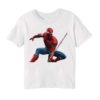 White Port Spiderman Kid's Printed T Shirt