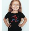 Black Girl Port Spiderman Kid's Printed T Shirt