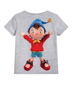 Grey Cartoon Kid's Printed T Shirt