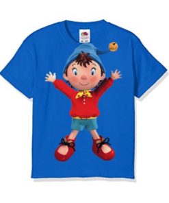 Blue Cartoon Kid's Printed T Shirt