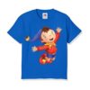 Blue Flying Cartoon Kid's Printed T Shirt