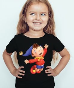Black Girl Flying Cartoon Kid's Printed T Shirt