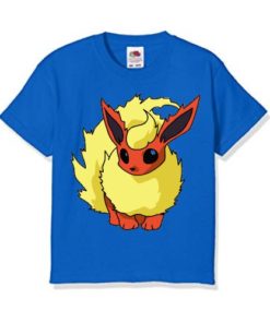 Blue Rabbit in Yellow Kid's Printed T Shirt