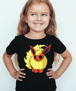 Black Girl Rabbit in Yellow Kid's Printed T Shirt