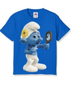 Blue Mirror Ghost Kid's Printed T Shirt