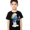 Black Boy Mirror Ghost Kid's Printed T Shirt